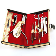  Stainless Steel Nail Clippers Manicure Kit 8PCS-Golden