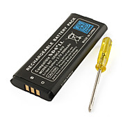  3.7V 2000mAh batería recargable Li-ion para nintendo ndsi ll y xl ndsi con un destornillador