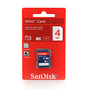  4GB Sandisk SDHC Memory Card (Class 4)