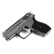  Revolever Shaped Windproof Lighter with Red Laser Beam (Black)