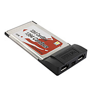  USB 2.0 + IEEE 1394 Firewire PCMCIA Adapter Card for Notebook/Laptop