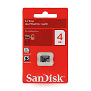  4GB Sandisk MicroSDHC Memory Card