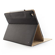  Fashionable Nylon-Leather Case with Stand for iPad 2 (Black)
