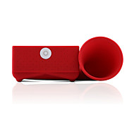  Horn Stand Speaker Amplifier for Apple iPhone 4 - Red
