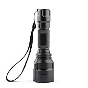  UniqueFire T6 CREE XM-L LED Anodized 3-Mode 1000LM 1X8650 Grey Flashlight