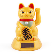  Solar Small Maneki Neko/Fortune Cat