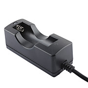  UltraFire 18650 cargador de batería único cable cargador negro