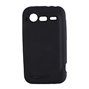  Protective Rubber Gel Silicone Case for HTC Incredible S(black)