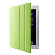  Protective PU Leather Case for Apple iPad 2 (Sleep/Wake-up, Green)