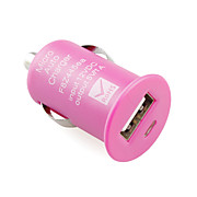  1000mA Mini USB Car Cigarette Charger for iPhone/iPod/Cellphones - Purple