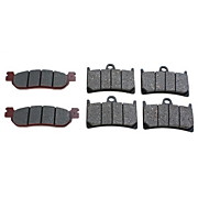  Motorcycle Front & Rear Brake Pads 3 Pairs For Yamaha YZF R1 R6 600 1000