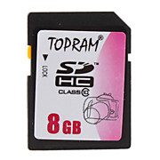  8GB Topram SDHC Memory Card (Class 10)