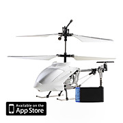  3 Channel I-Helicopter 777-173 with Gyro Controlled by iPhone/iPad/iPod iTouch (White)