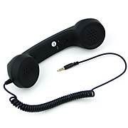  prime de combiné téléphonique spéciale avec des boutons vocale pour iPhone (noir)