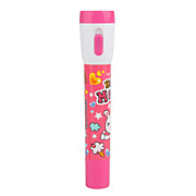  Cute Cartoon 2 in 1 Ball Pen and LED Flashlight(Pink)