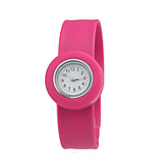  Soft Silicone Band Bracelet Watch For Children(Pink)