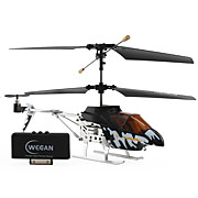  3 Channel helicopter with Gyro i-helicopter i322 Controlled by iPhone/iPad/iPod iTouch (Black White)