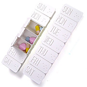  7-compartment Medicine/Gum/trinket Case