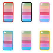  Rainbow Frame Case for iPhone 4 / 4S (Multi Color Available)