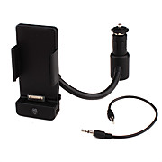  High-quality Charger & Adjustable Stand for iPhone 4 / 4S (Black)