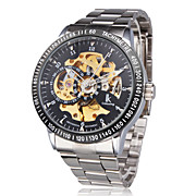  Fashion Coloring Automatic Black Gold Men's Watch