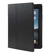  Protective PU Leather Case with Stand for iPad 2 (Black)