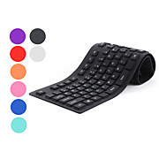  109 Key Flexible QWERTY USB Keyboard (Waterproof, Assorted Colors)