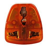  Universal Travel Adapter (10A-250V ,Orange and Gray)