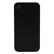  ultradünne Gummi matte Hard Case Cover für iPhone 4 und 4S (schwarz)