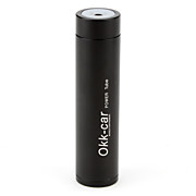  Portable Battery Power Tube with 10 Adapters for iPhone, BlackBerry, HTC and PSP (2200mAh, Black)
