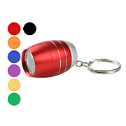  Mini 6-LED Oil Tank Shape Flashlight with Keychain (Assorted Colors)