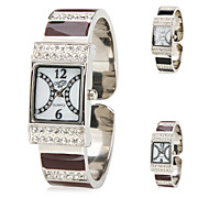 femmes en alliage montre analogique à quartz bracelet gz0006097 (couleurs assorties)