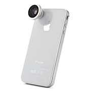  180 Degree Fish Eye Lens for iPhone 4, 4S, the New iPad and Samsung i9220 (Blue Film)