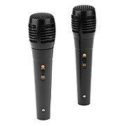  Universal USB Microphone Kit for Wii, Xbox 360, PS3 and PC (2-Pack, Black)