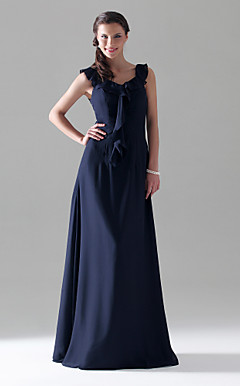 PAULINA - Robe pour Mariage et de Demoiselle d'Honneur Mousseline