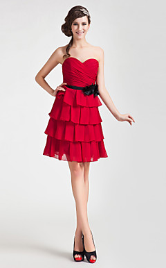 TRENT - Kleid für Brautjungfer aus Chiffon