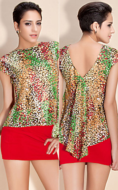 ts gedrukte staart blouse overhemd
