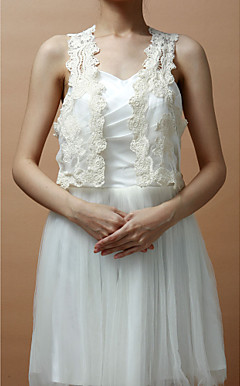 Nice Sleeveless Lace Evening/Party Jacket(More Colors)