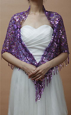 Paillettes de Nice Mariage / Soirée Wraps / Châles (Plus de couleurs)