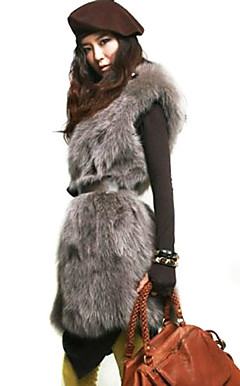 Fin snipp Fox Fur Casual / Party Vest (Flere farger)