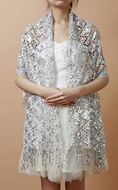 Nice Sequined Evening/Wedding Shawl