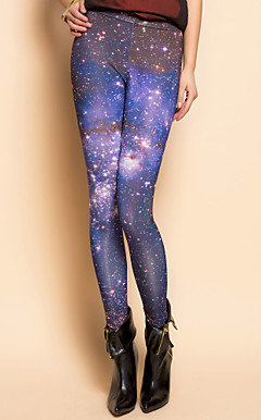 TS Star Print Asymmetrische Leggings