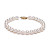  Gorgeous 14k White Freshwater Pearl Jewelry Set Including Necklace, Earrings And Bracelet