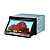  ecrã táctil de 7 polegadas, 2 din no painel do carro tv dvd player e função bluetooth DH-801A (szc309)