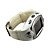  S66 Quad Band Watch Style Cell Phone White (SZR100)