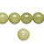  Bead, 16" olive new "jade" (natural), 12mm round (BEGB1958)