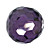  6mm Purple Cubic Zirconia Faceted Round (BJG0207)