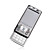  B8000 Téléphone cellulaire Tri-Bande Double Carte fonction TV Argenté(SZR256)