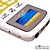  2gb mini lecteur MP3 avec haut-parleur blanc-jaune (szm073)