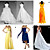  Unique and Fashionable Dresses for Wedding / Party  6 Pieces Per Package (HSQC075)